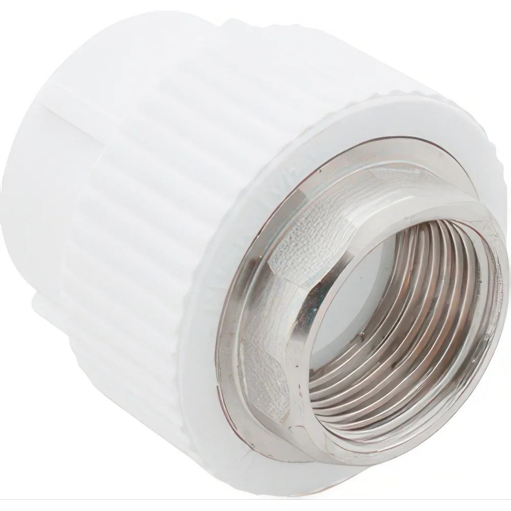 Муфта комбинированная бел. PP-R D 40х1 1/4" под ключ, ВР, РТП (36/6)