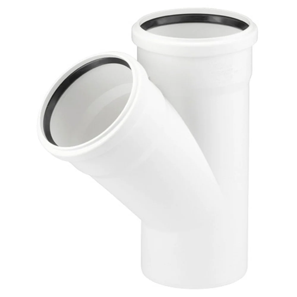 Тройник REHAU RAUPIANO PLUS 50/50/45гр.