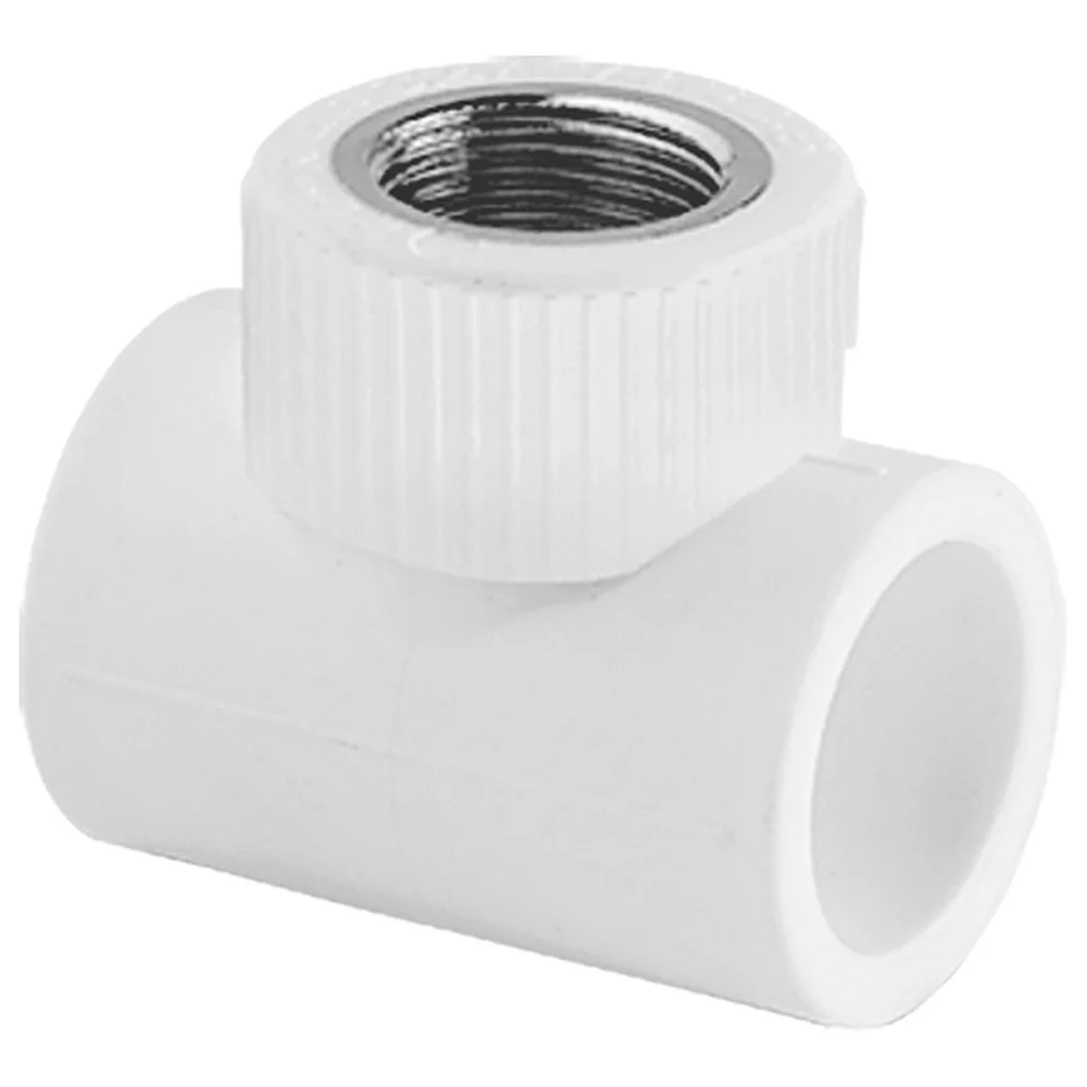 Тройник TEBO бел. PP-R комб. 25х3/4" ВР (10/80), арт. 030040306
