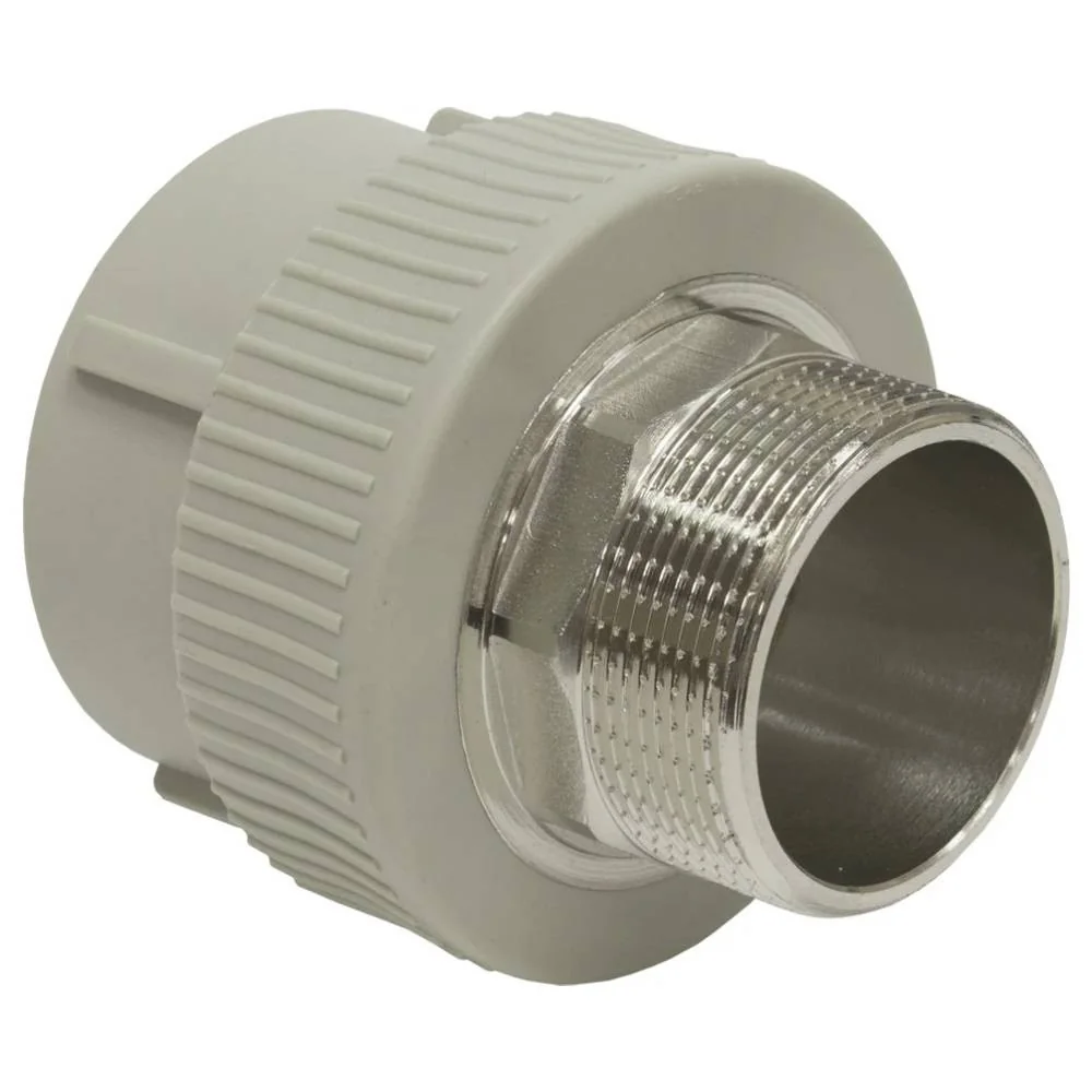 Муфта TEBO сер. PP-R комбинированная 25x1/2" НР (40/160), арт. 031020605