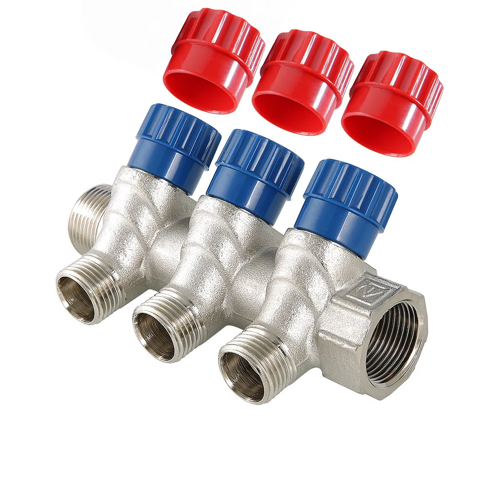 Коллектор VALTEC VTc.560.N.0502 с рег.вент НР 3/4"х1/2" 2 вых