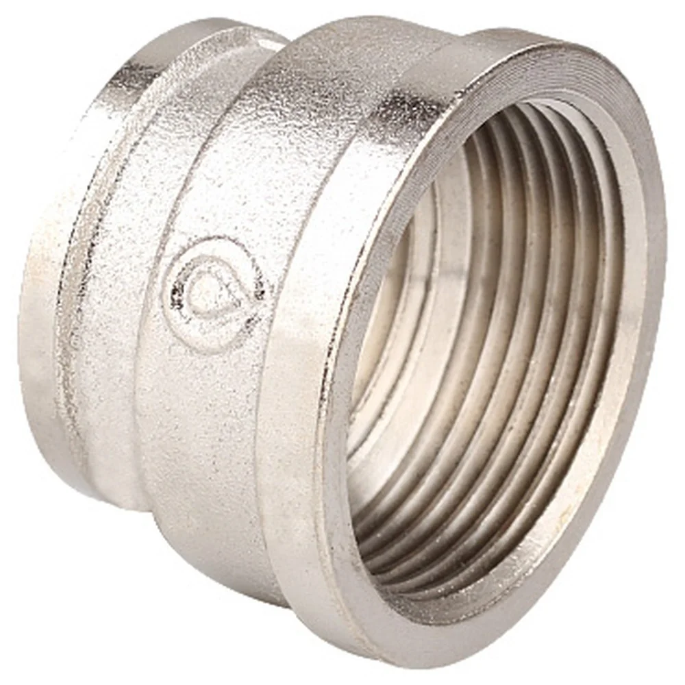Муфта Gappo переходная ВР-ВР никелированная 1/2" х 3/8"