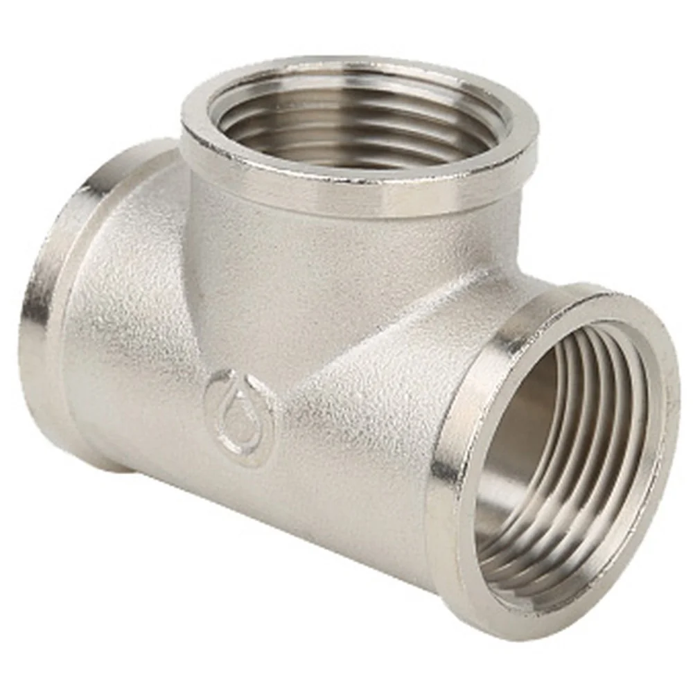 Тройник Gappo ВР-ВР-ВР никелированный 3/4" x 1/2" x 3/4"