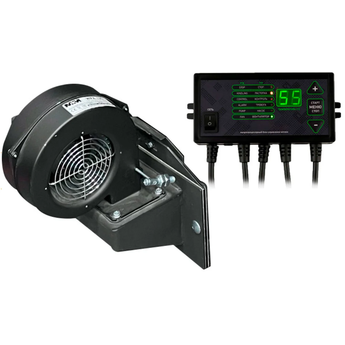 Комплект автоматики ZOTA TurboSet для котлов Тополь-ВК 16, 22, 32 Тополь-М 14, 20, 30