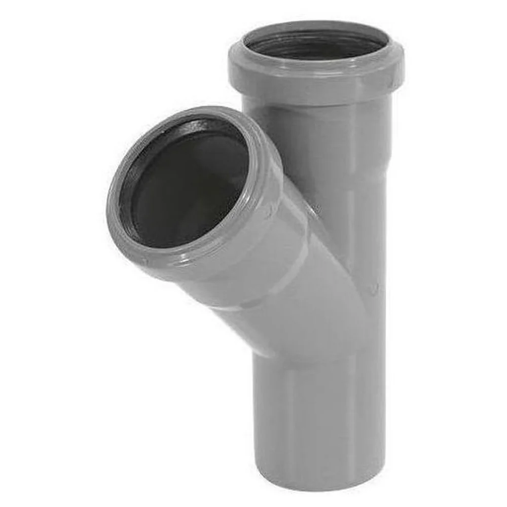 Тройник TEBO 50-50 45гр. для внут. канал., арт. 013020418 (75)