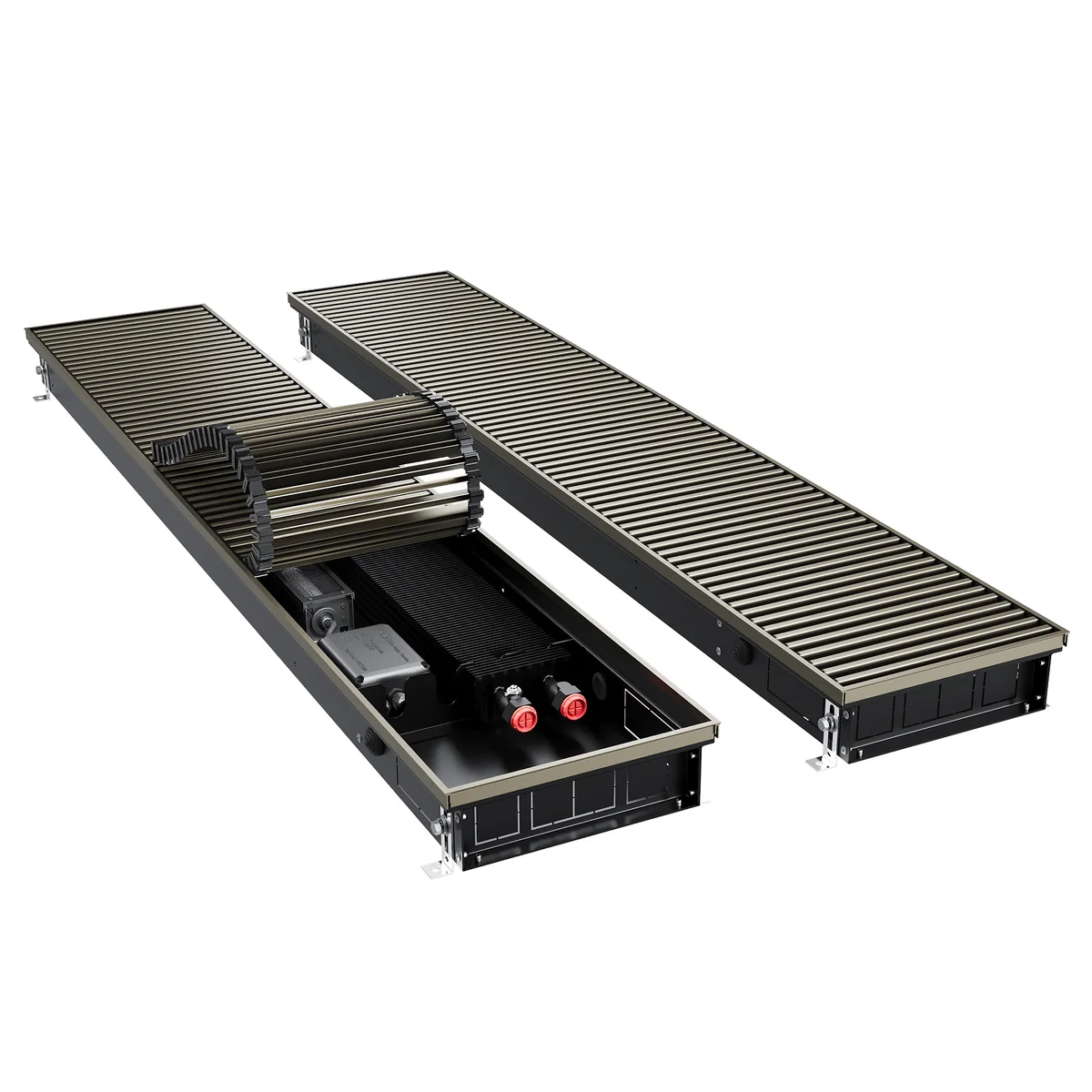 Конвектор внутрипольный Royal Thermo ATRIUM TURBO-80/250/3000-DG-U-DB
