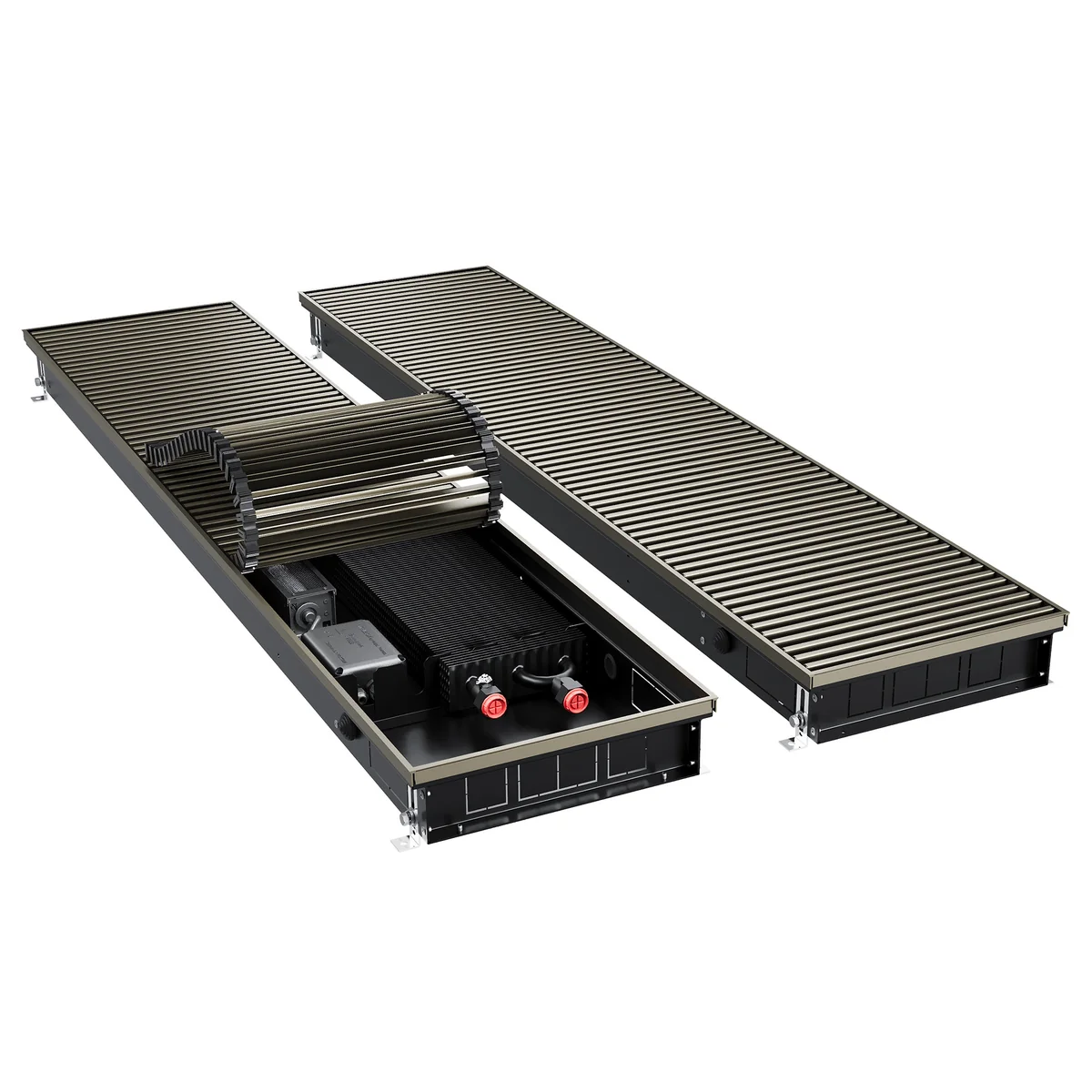 Конвектор внутрипольный Royal Thermo ATRIUM TURBO-80/300/1600-DG-U-DB