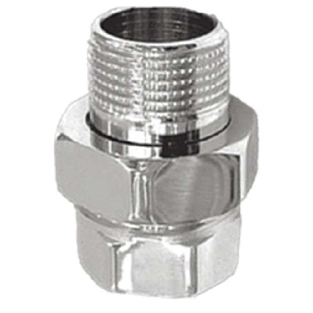 Соединитель VIEIR прямой, разъемный (американка) ВН 3/4" хром HJX44