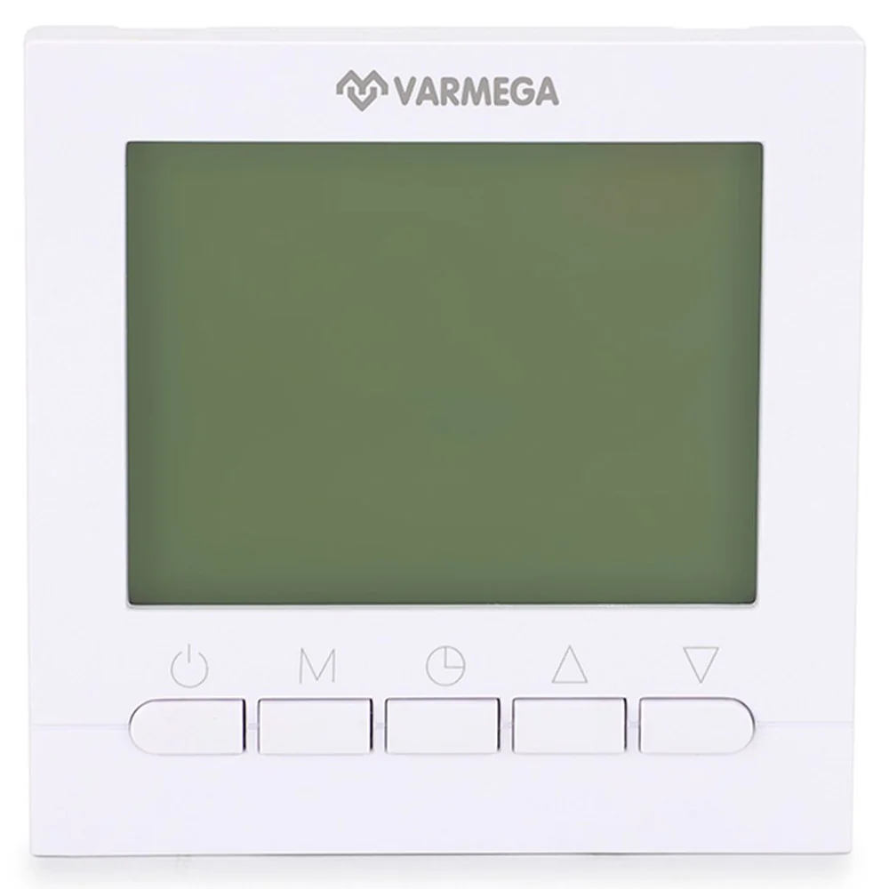 Термостат комнатный VARMEGA, VM19221, проводной, белый