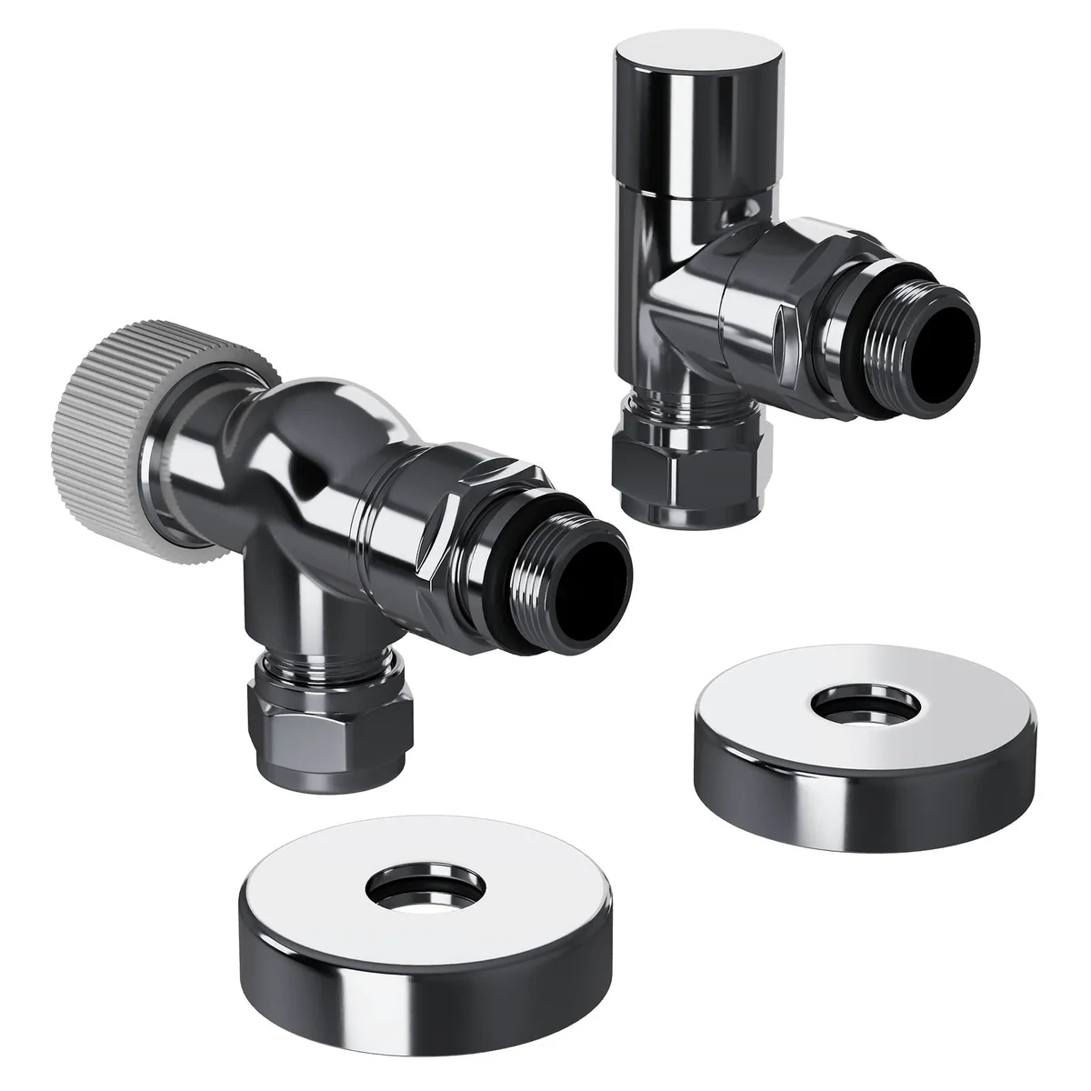 Набор термостатический осевой Royal Thermo Design Pro 15мм М30х1,5 (Хром)