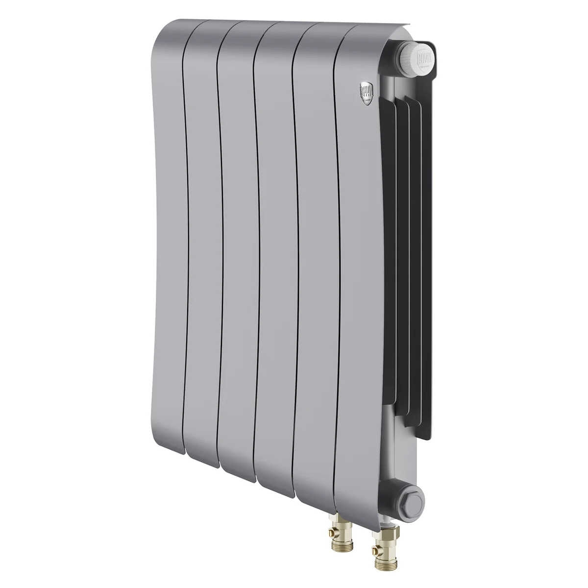Радиатор биметаллический Royal Thermo Infinity 500 Silver Satin VR80 - 6 секц.