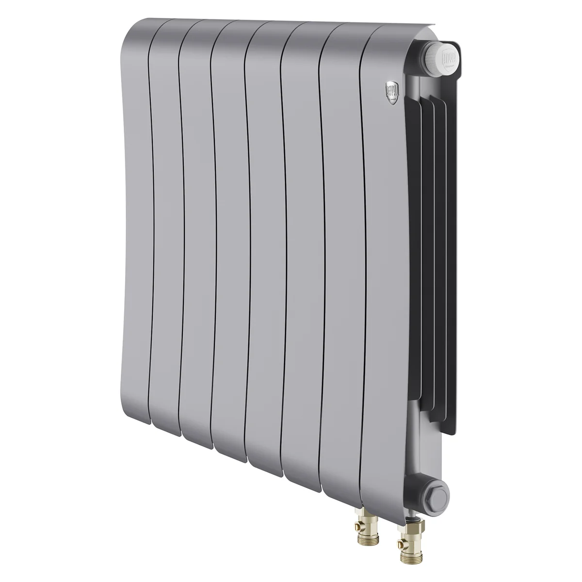 Радиатор биметаллический Royal Thermo Infinity 500 Silver Satin VR80 - 8 секц.