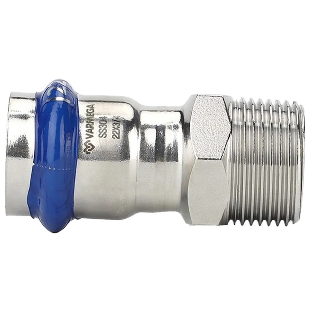 Муфта VARMEGA раструбная Inox Press НР 15x3/4"
