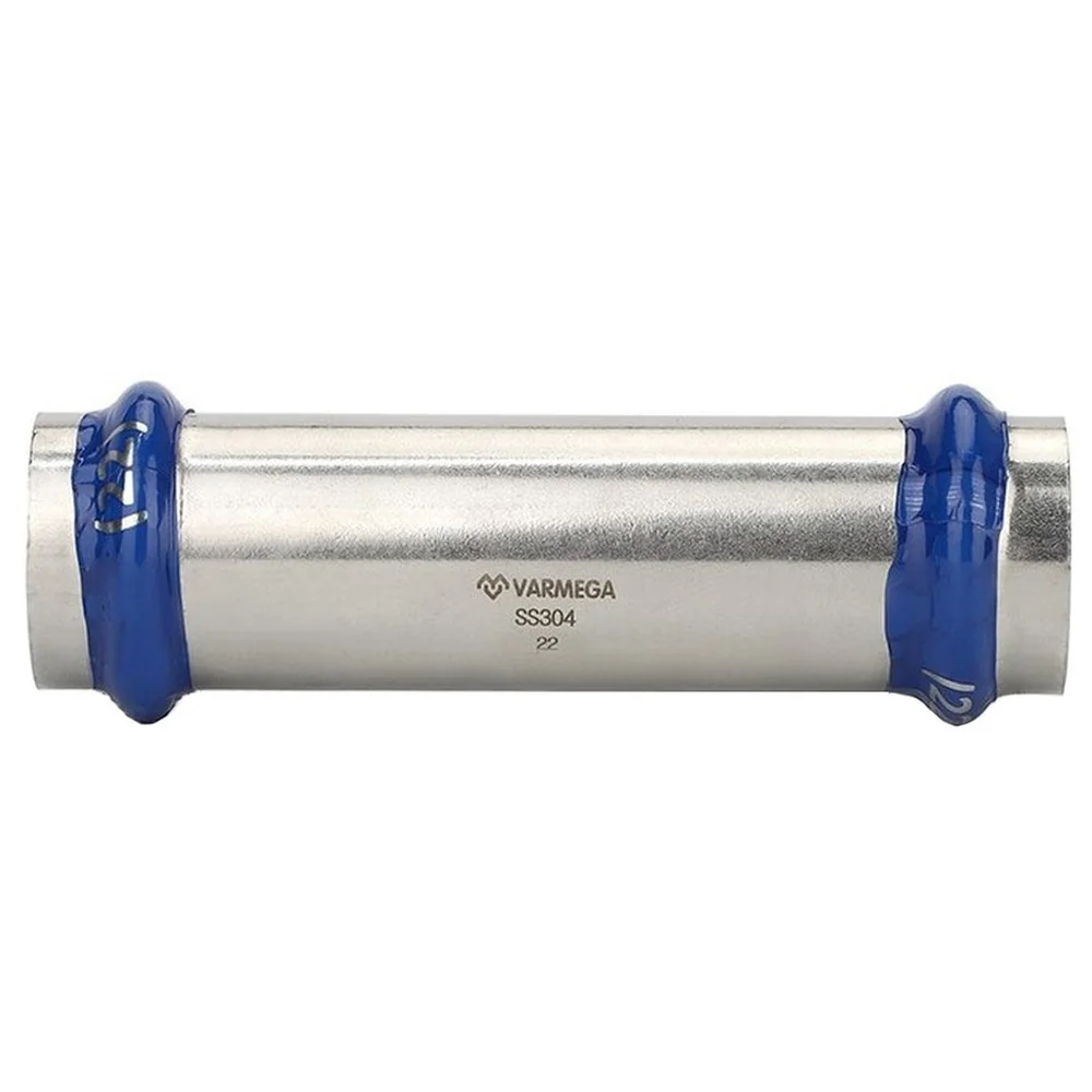 Муфта VARMEGA двухраструбная Inox Press надвижная 18x18