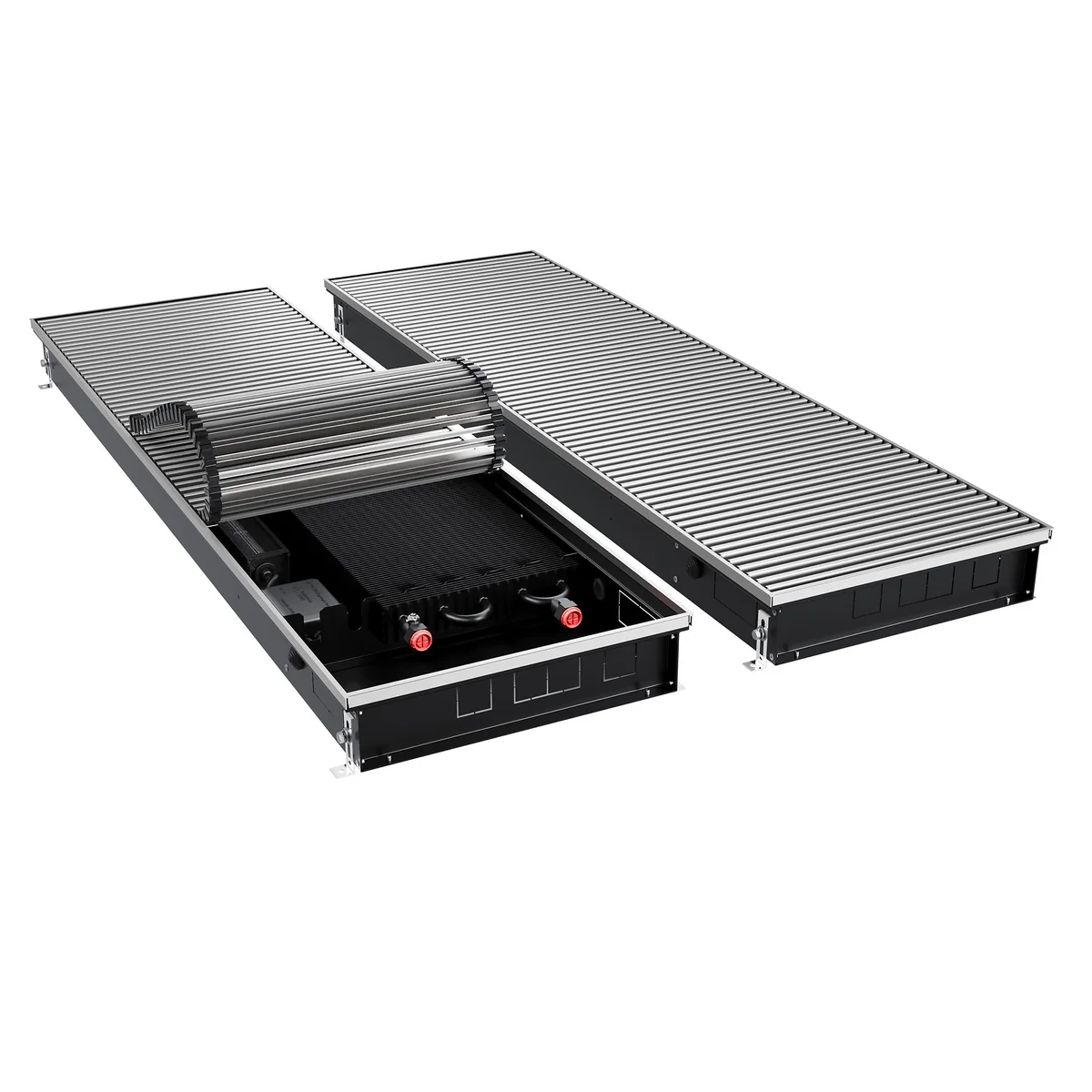 Конвектор внутрипольный Royal Thermo ATRIUM TURBO-90/400/1400-DG-U-NA