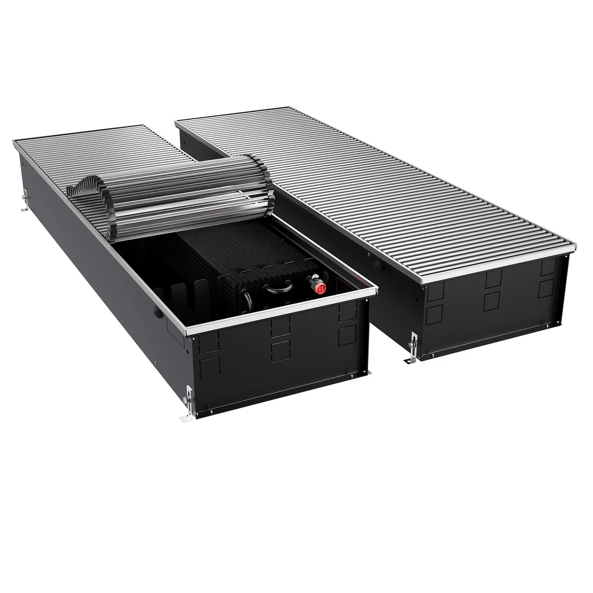 Конвектор внутрипольный Royal Thermo ATRIUM TURBO-190/400/1900-DG-U-NA