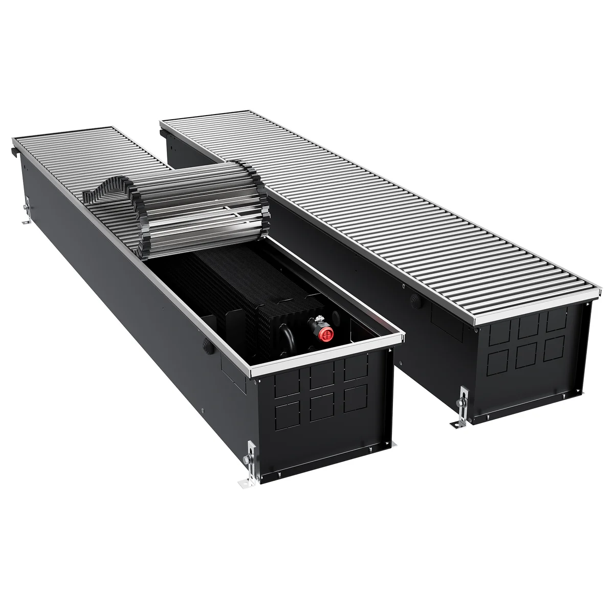 Конвектор внутрипольный Royal Thermo ATRIUM TURBO-190/250/1100-DG-U-NA