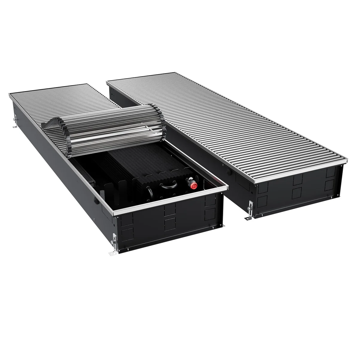 Конвектор внутрипольный Royal Thermo ATRIUM TURBO-150/400/1500-DG-U-NA