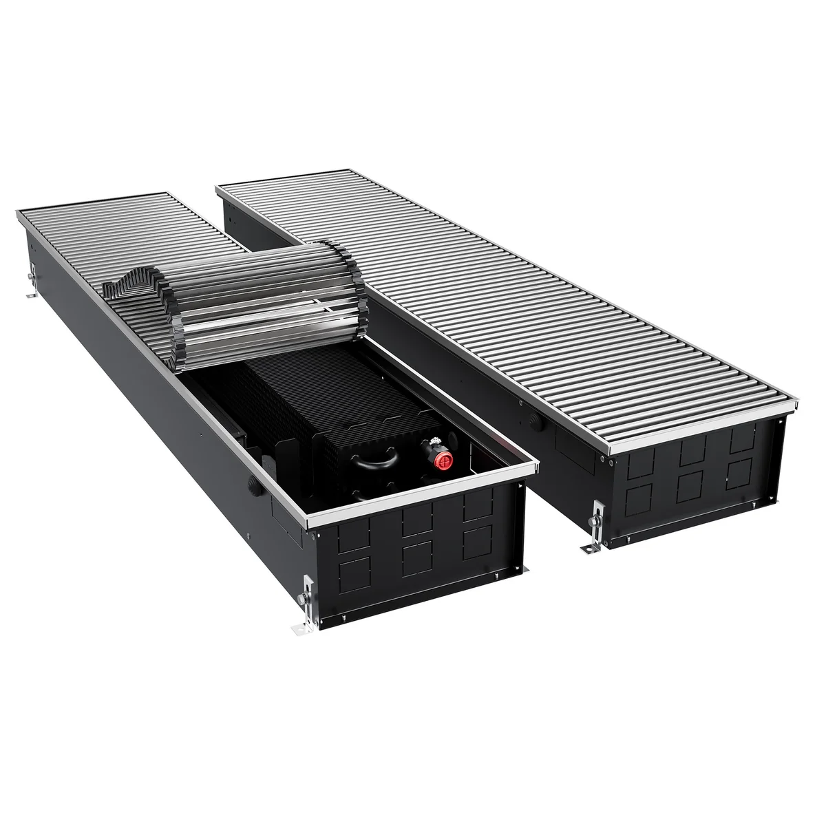 Конвектор внутрипольный Royal Thermo ATRIUM TURBO-150/300/1600-DG-U-NA