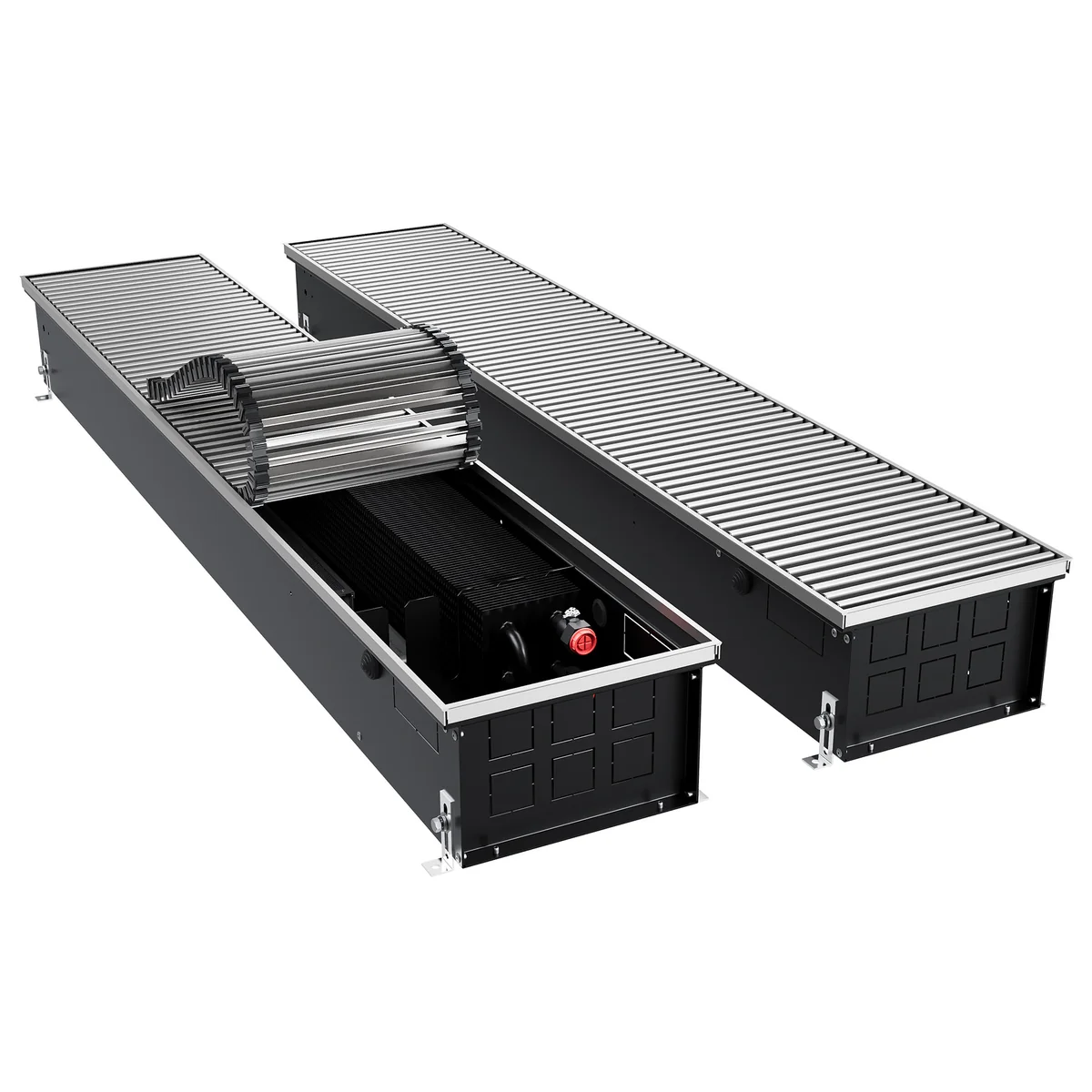 Конвектор внутрипольный Royal Thermo ATRIUM TURBO-150/250/1000-DG-U-NA
