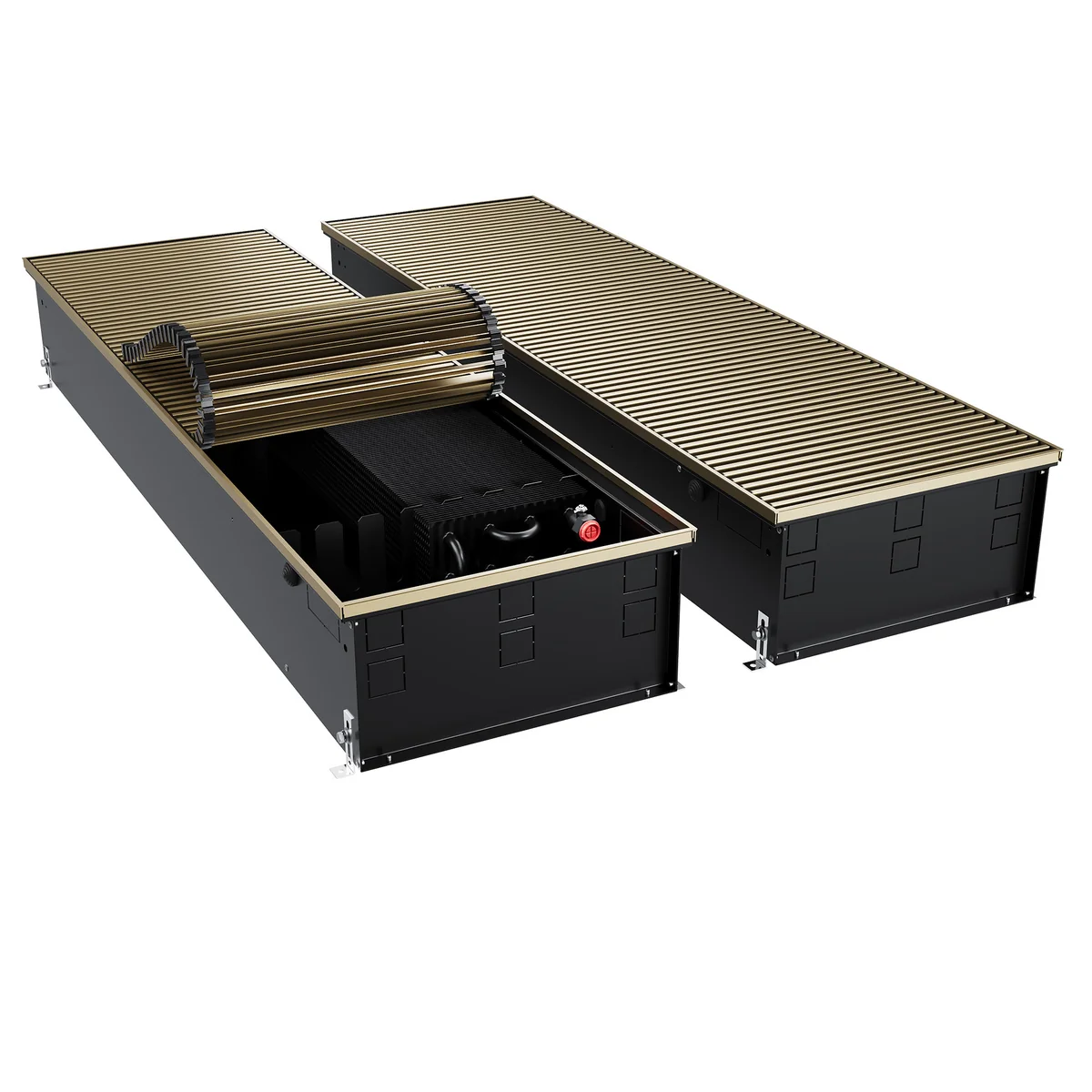 Конвектор внутрипольный Royal Thermo ATRIUM TURBO-190/400/1500-DG-U-AU