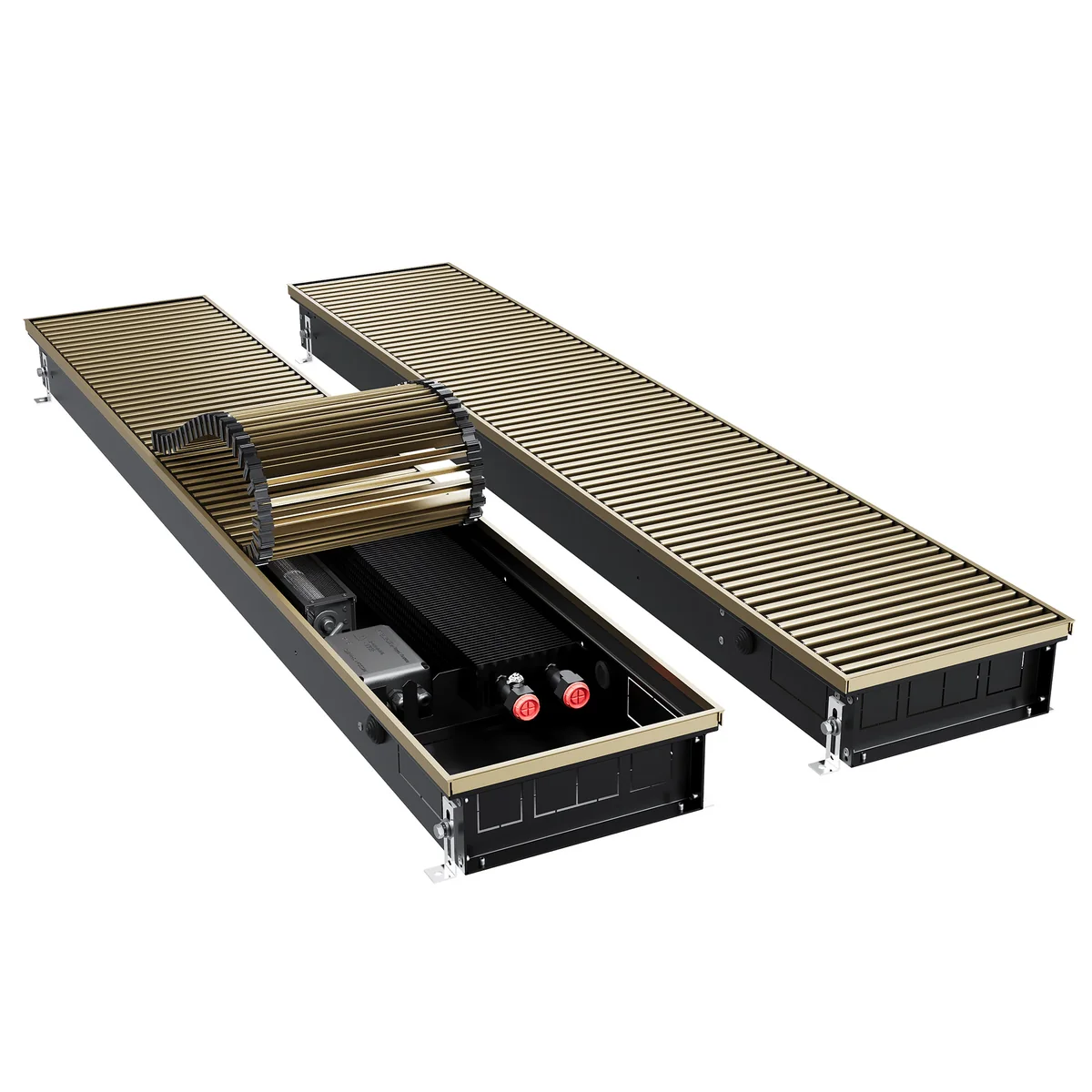 Конвектор внутрипольный Royal Thermo ATRIUM TURBO-90/250/900-DG-U-AU