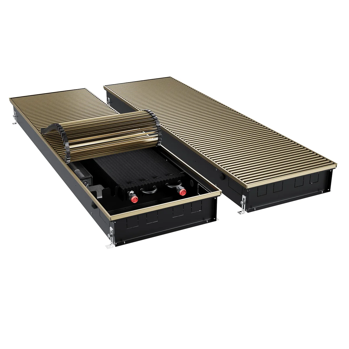 Конвектор внутрипольный Royal Thermo ATRIUM TURBO-110/400/2900-DG-U-AU