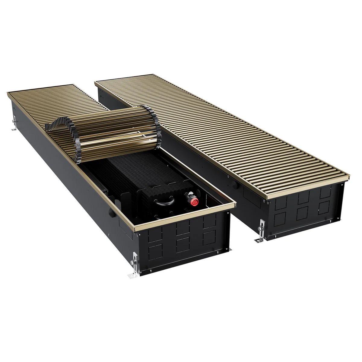 Конвектор внутрипольный Royal Thermo ATRIUM TURBO-150/300/1300-DG-U-AU