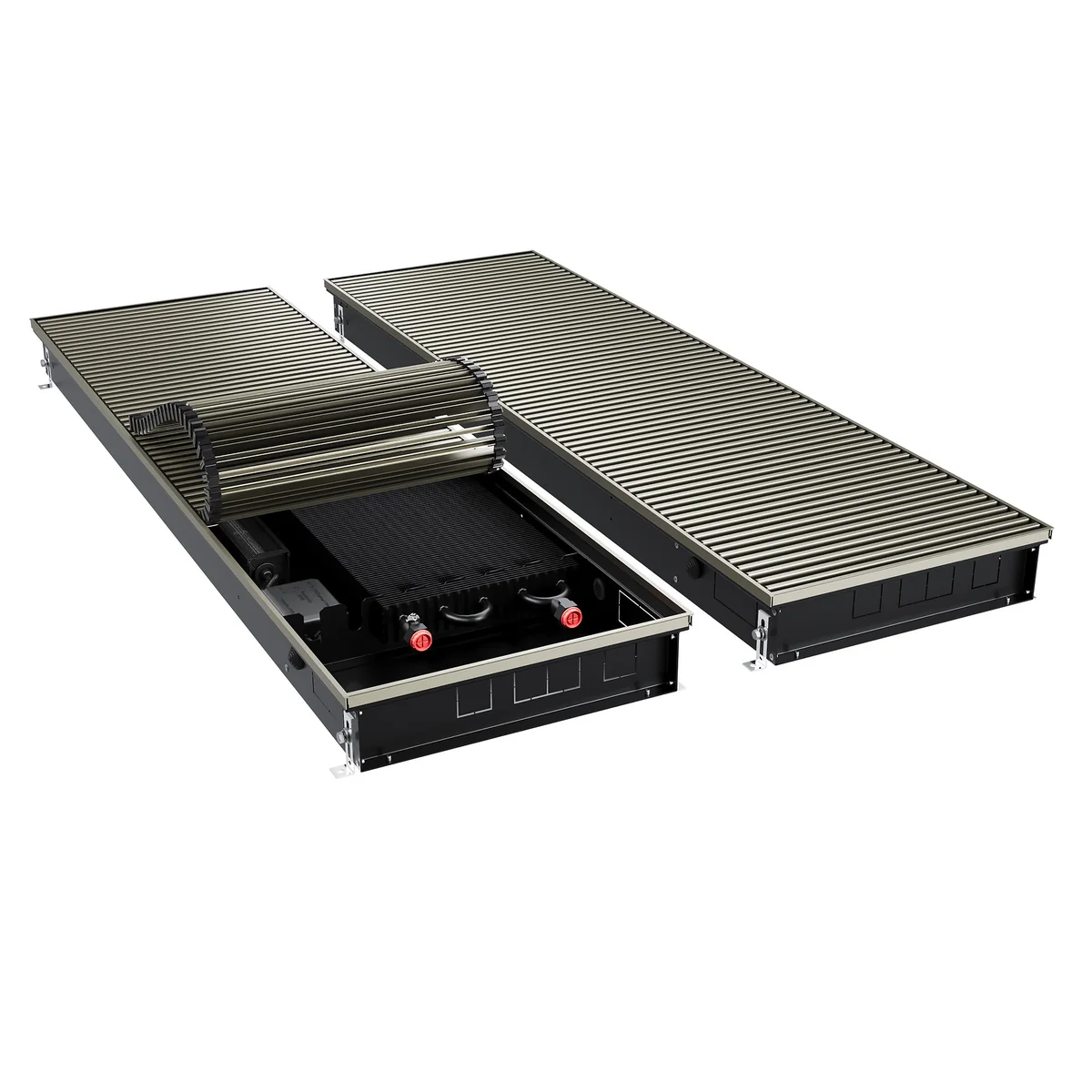 Конвектор внутрипольный Royal Thermo ATRIUM TURBO-90/400/1600-DG-U-LB