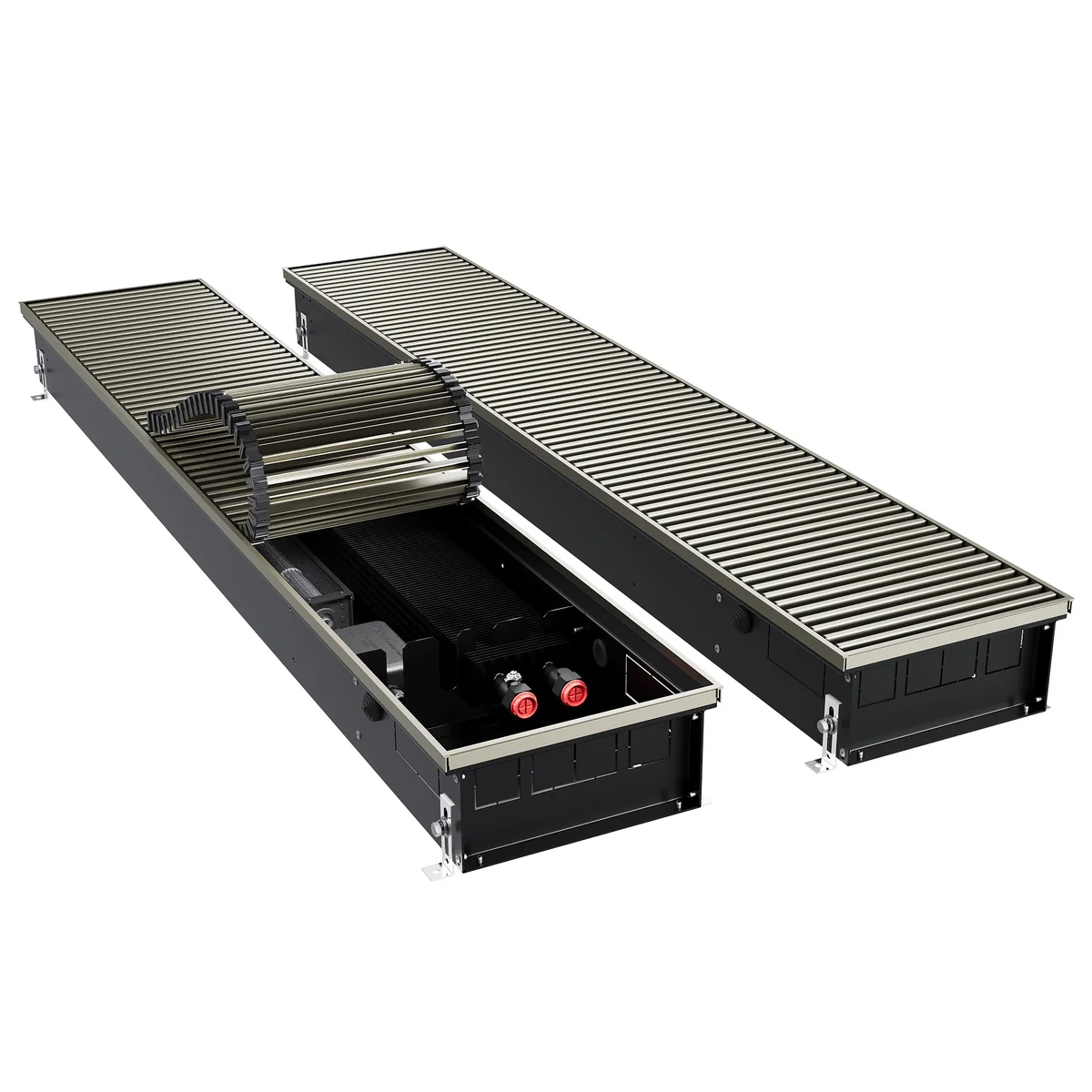 Конвектор внутрипольный Royal Thermo ATRIUM TURBO-110/250/2000-DG-U-LB