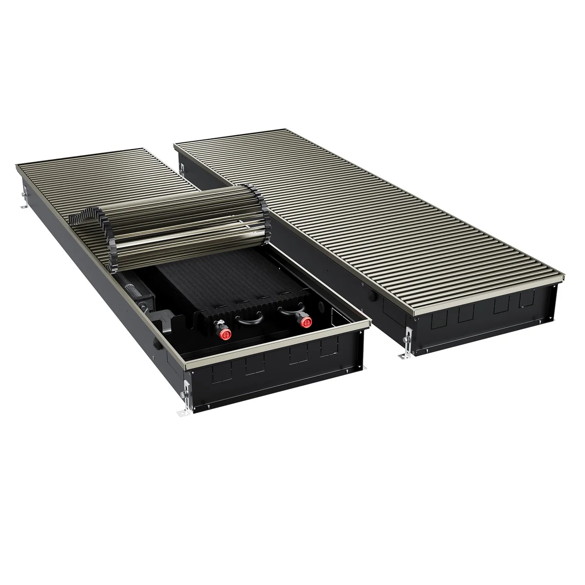 Конвектор внутрипольный Royal Thermo ATRIUM TURBO-110/400/2500-DG-U-LB