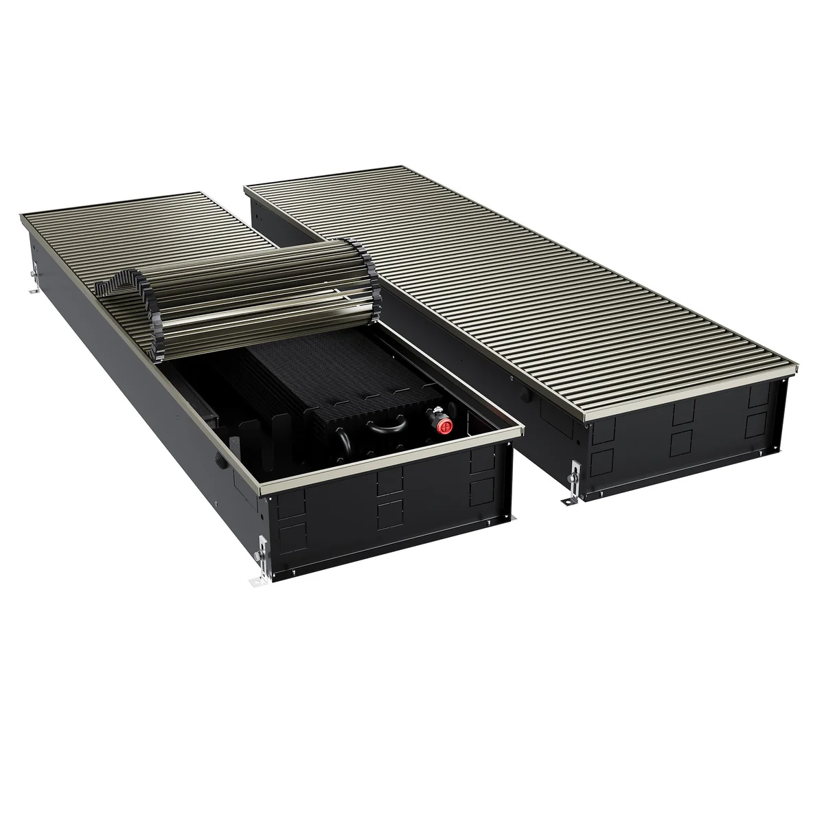 Конвектор внутрипольный Royal Thermo ATRIUM TURBO-150/400/1100-DG-U-LB