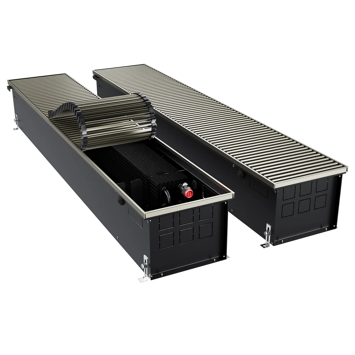 Конвектор внутрипольный Royal Thermo ATRIUM TURBO-190/250/800-DG-U-LB