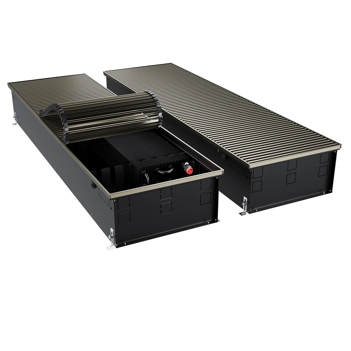 Конвектор внутрипольный Royal Thermo ATRIUM TURBO-190/400/800-DG-U-DB