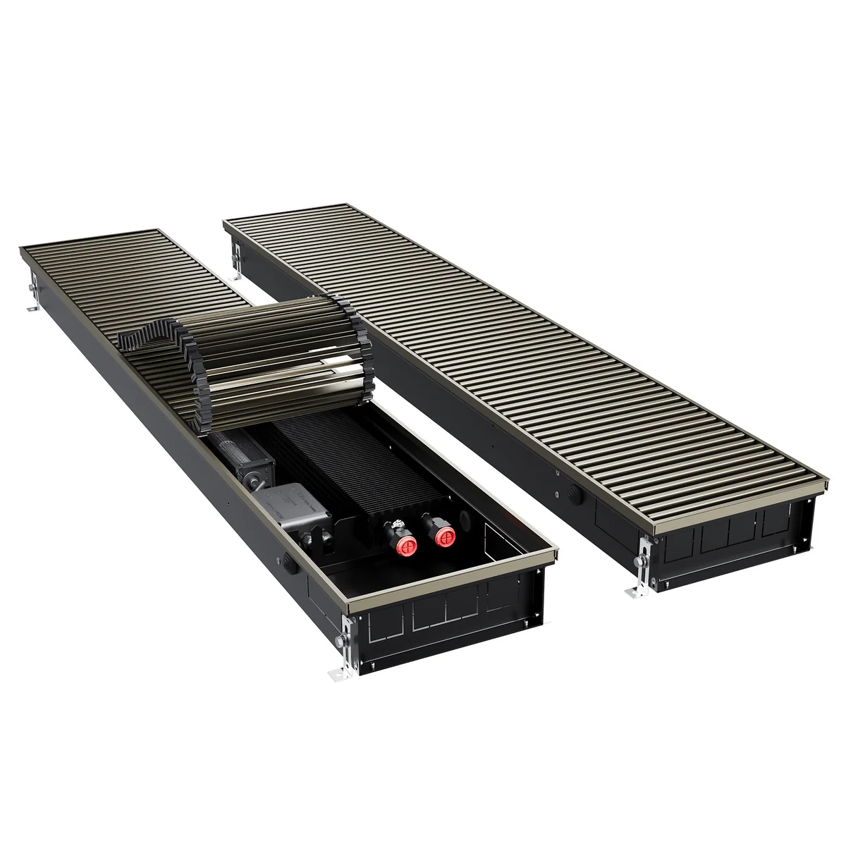 Конвектор внутрипольный Royal Thermo ATRIUM TURBO-90/250/3000-DG-U-DB