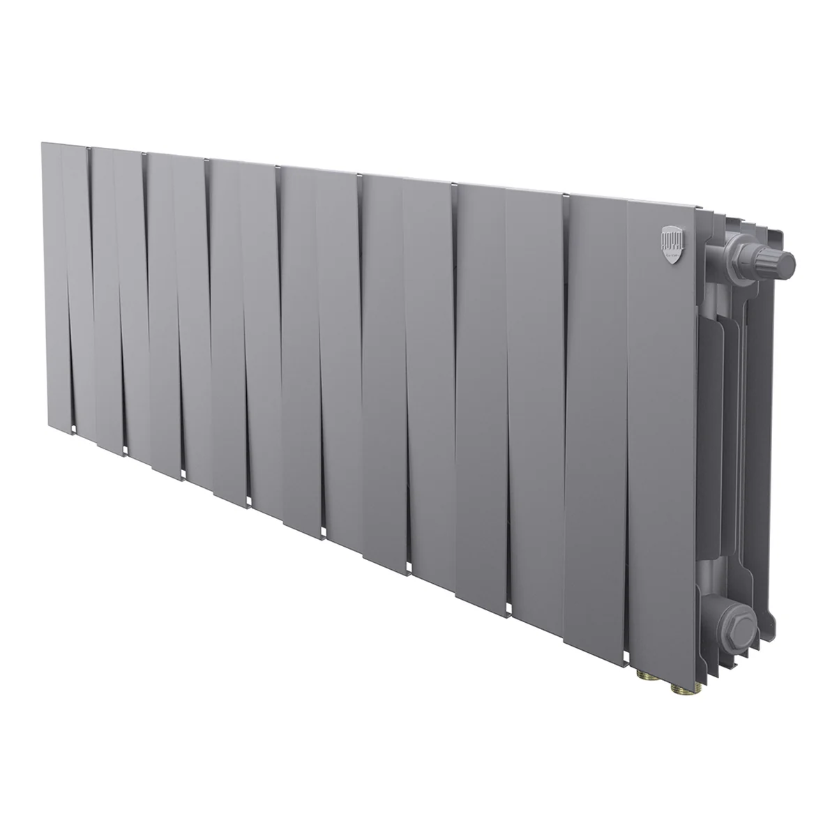 Радиатор биметаллический Royal Thermo PianoForte 300 Серебристый VR80 - 16 секц.