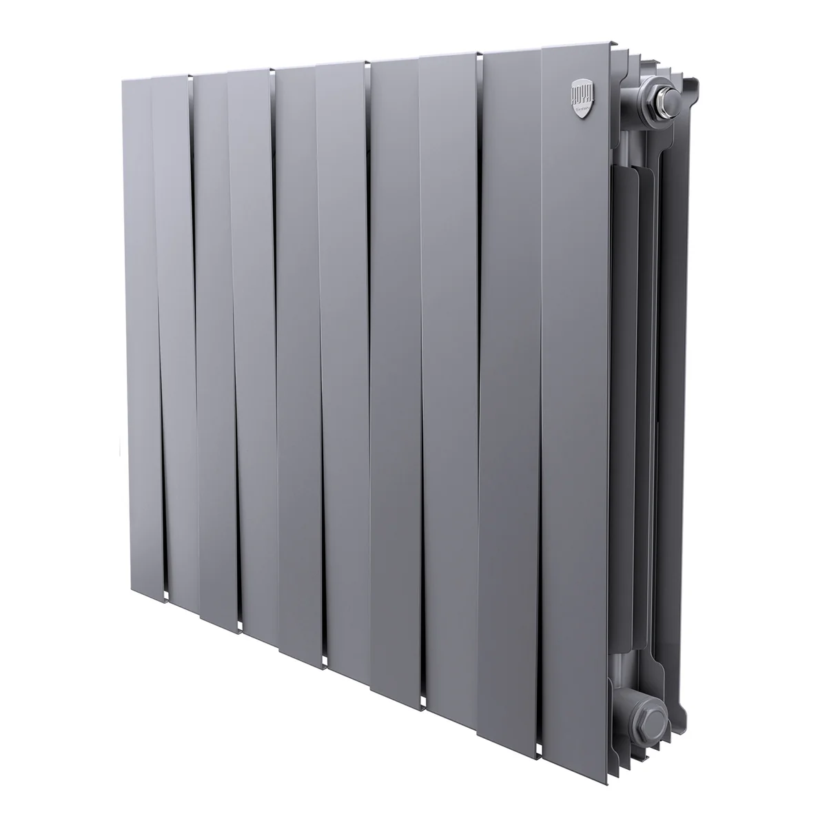 Радиатор биметаллический Royal Thermo PianoForte 500 Серебристый - 10 секц.