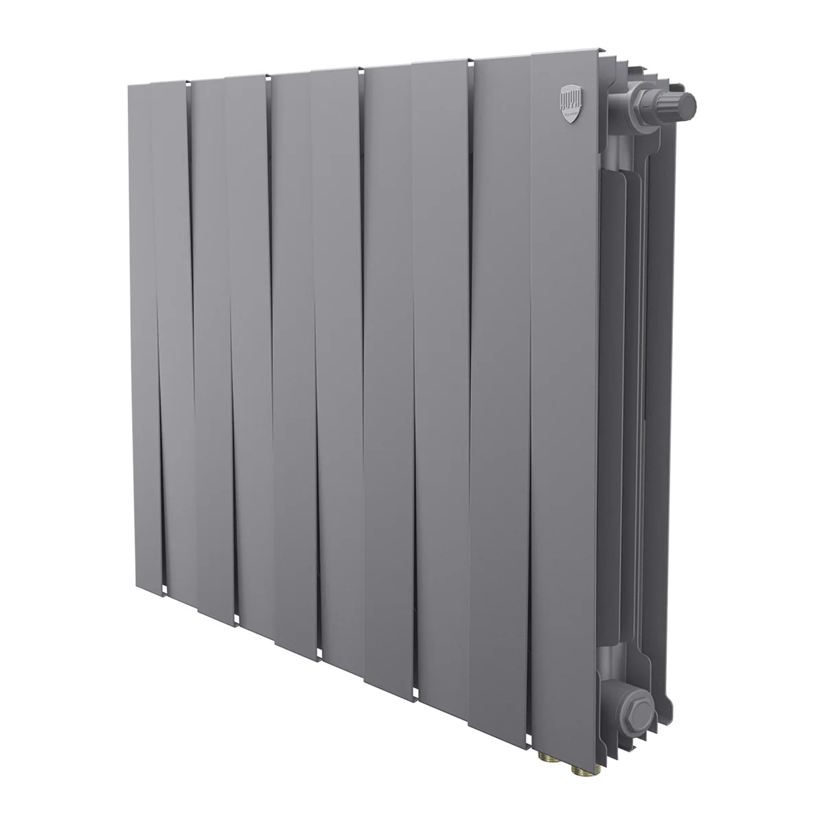 Радиатор биметаллический Royal Thermo PianoForte 500 Серебристый VR80 - 10 секц.