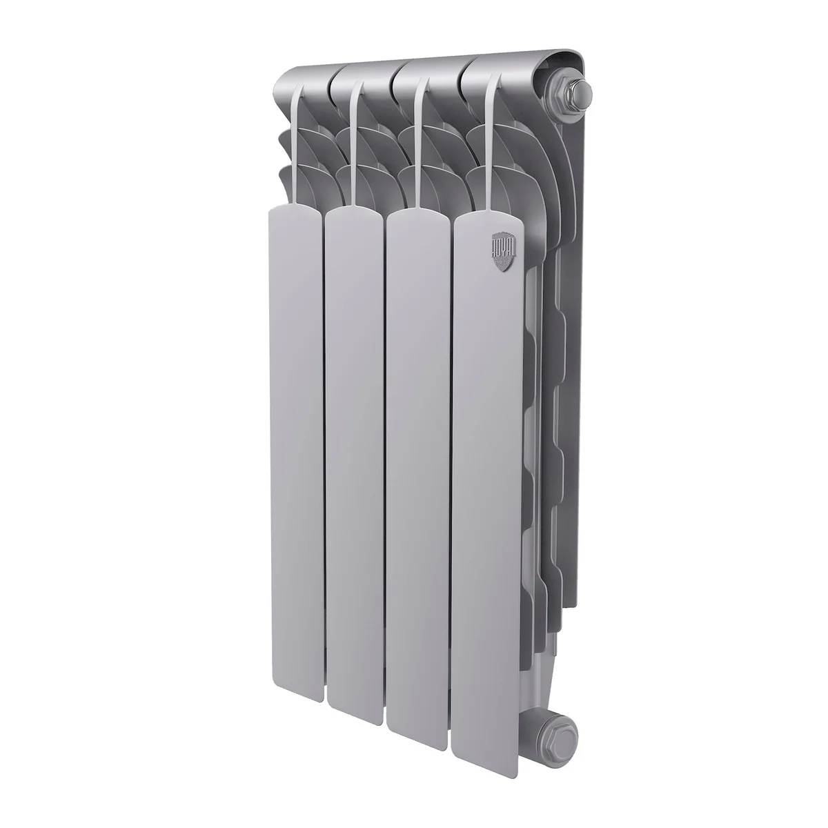 Радиатор биметаллический Royal Thermo Revolution B 500 Серебристый – 4 секц.