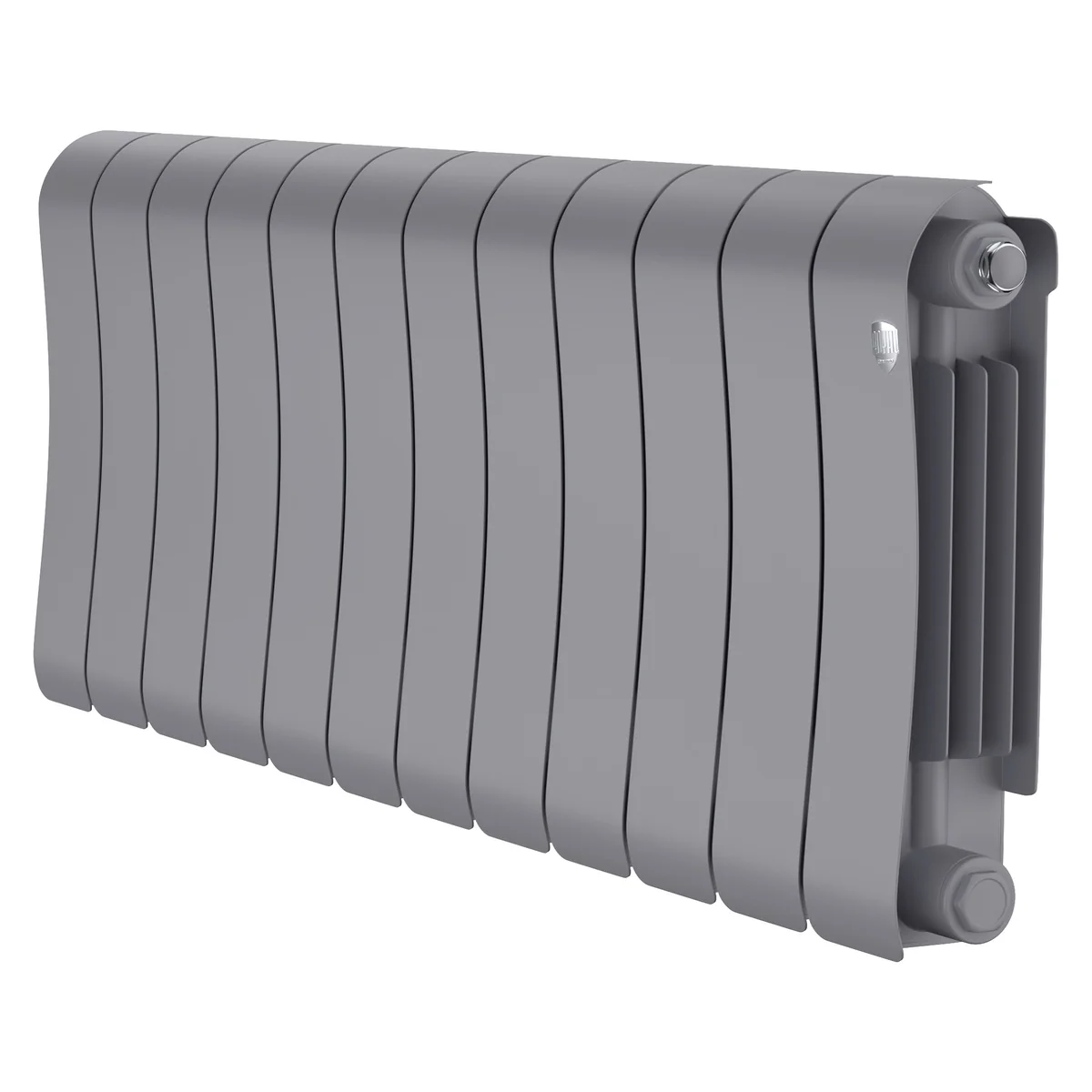 Радиатор биметаллический Royal Thermo Infinity 300 Silver Satin - 12 секц.