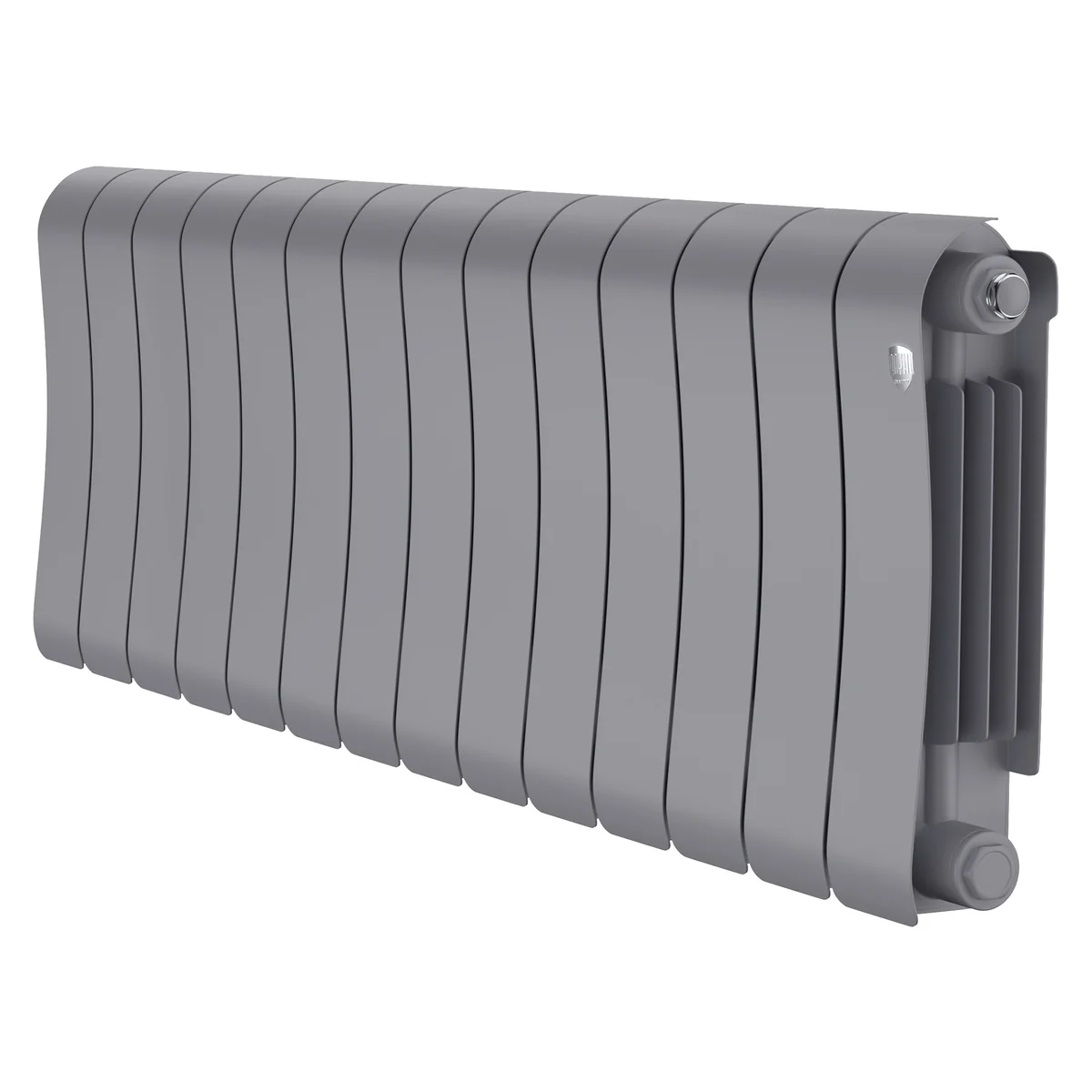 Радиатор биметаллический Royal Thermo Infinity 300 Silver Satin - 14 секц.