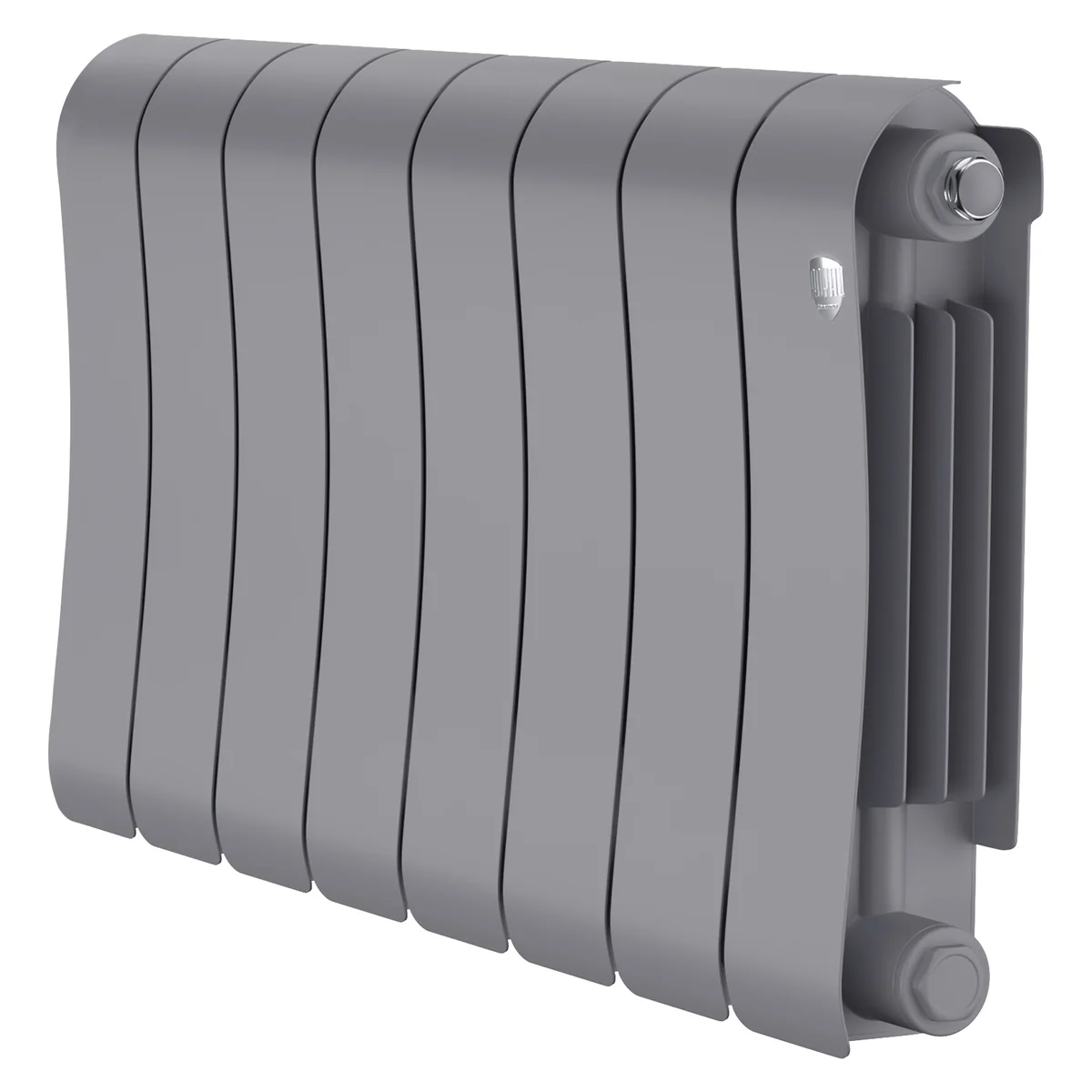 Радиатор биметаллический Royal Thermo Infinity 300 Silver Satin - 8 секц.
