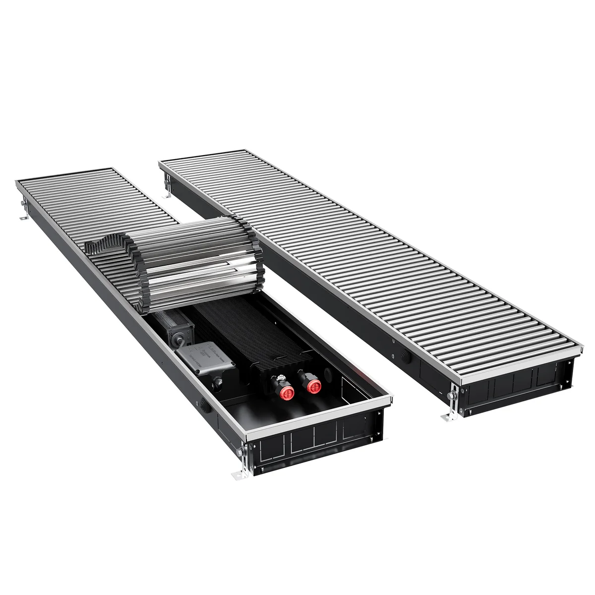Конвектор внутрипольный Royal Thermo ATRIUM TURBO-80/250/2100-DG-U-NA
