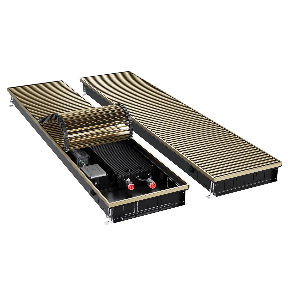 Конвектор внутрипольный Royal Thermo ATRIUM TURBO-80/300/1300-DG-U-AU