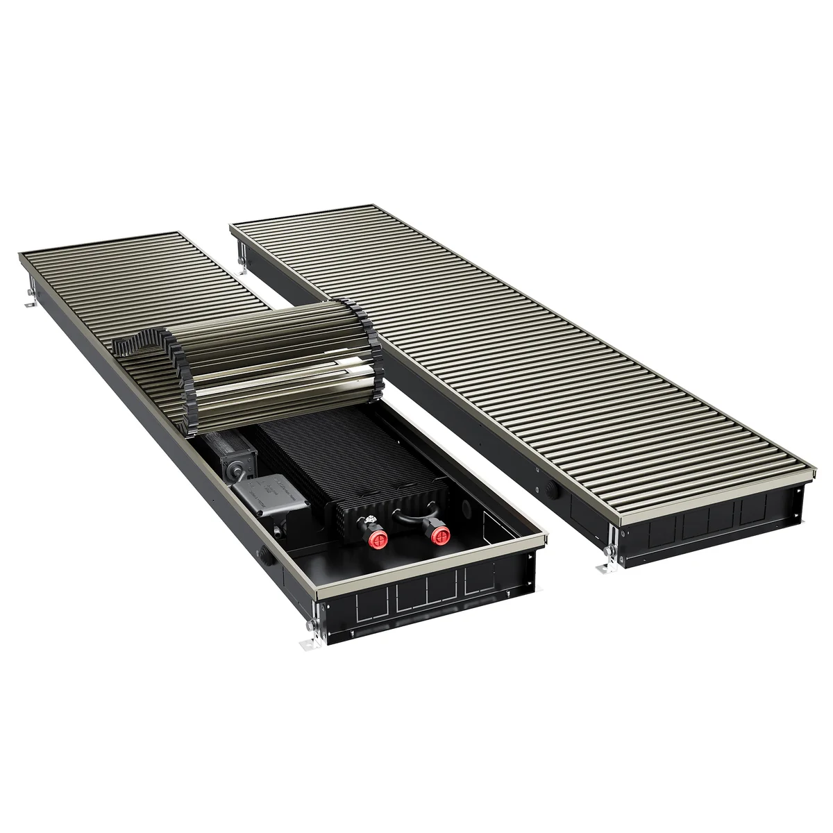 Конвектор внутрипольный Royal Thermo ATRIUM TURBO-80/300/900-DG-U-LB