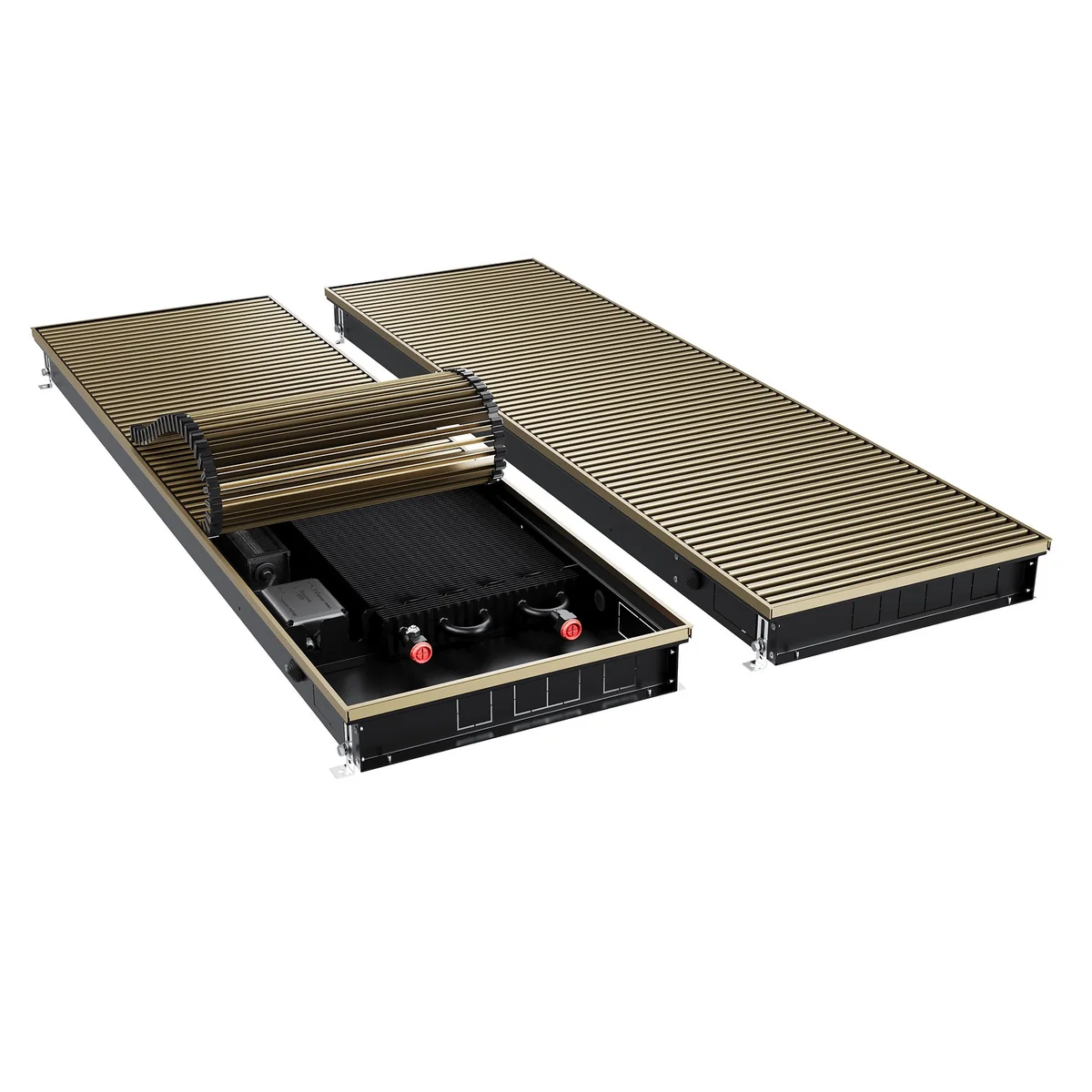 Конвектор внутрипольный Royal Thermo ATRIUM TURBO-80/400/900-DG-U-AU