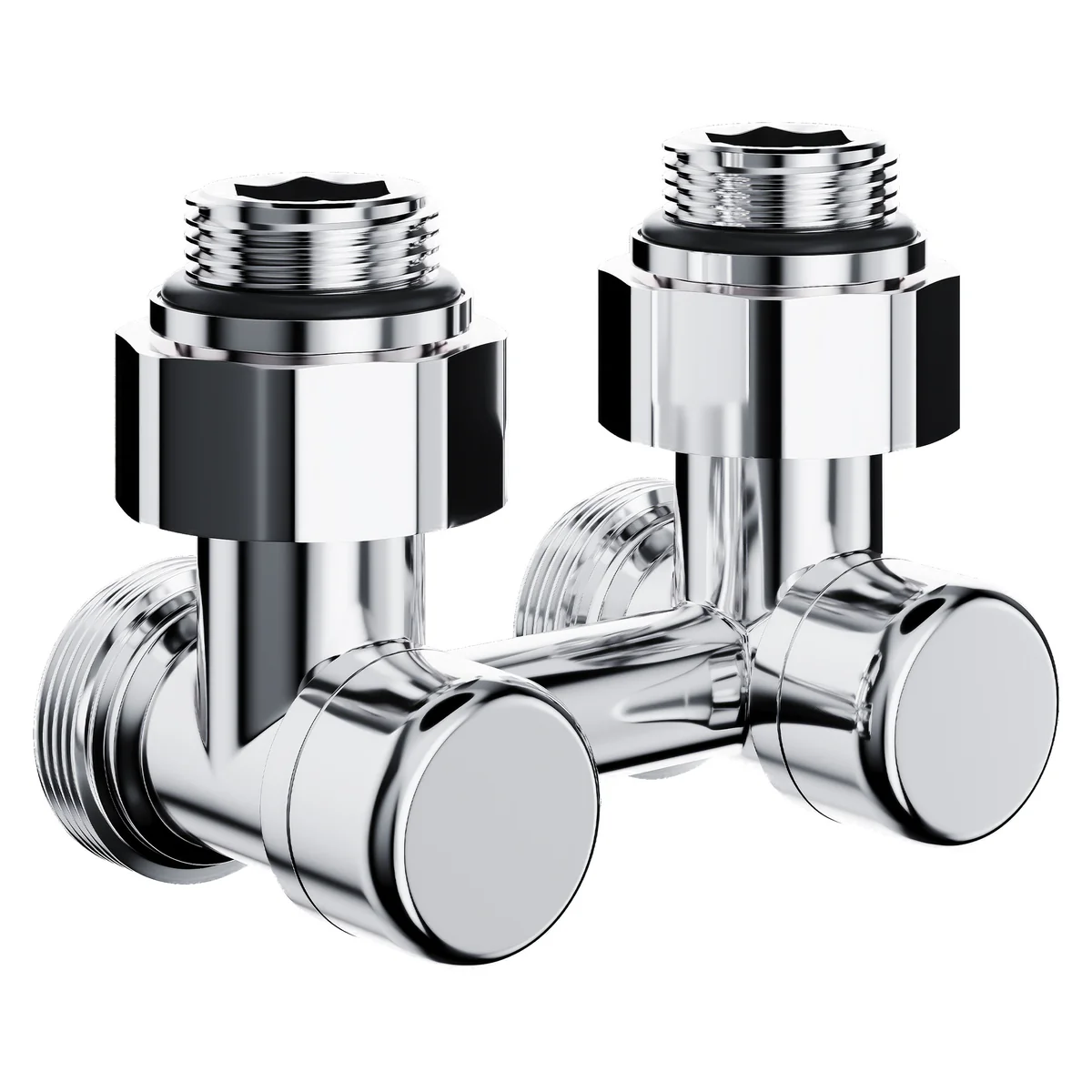 Узел нижнего подключения Royal Thermo Design угловой 1/2"х3/4" EK (хром)