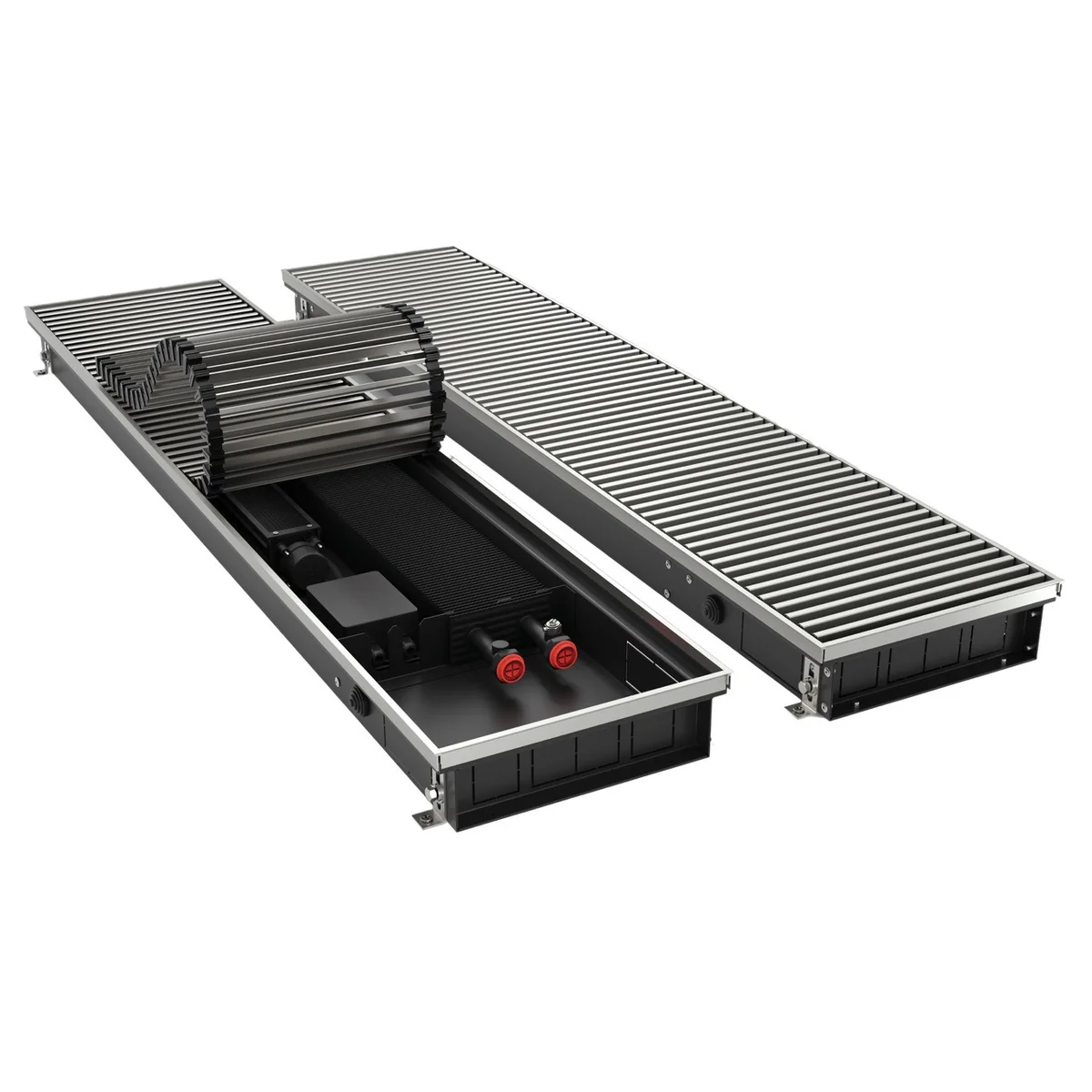 Конвектор внутрипольный Royal Thermo ATRIUM TURBO-80/180/1300-DG-U-NA