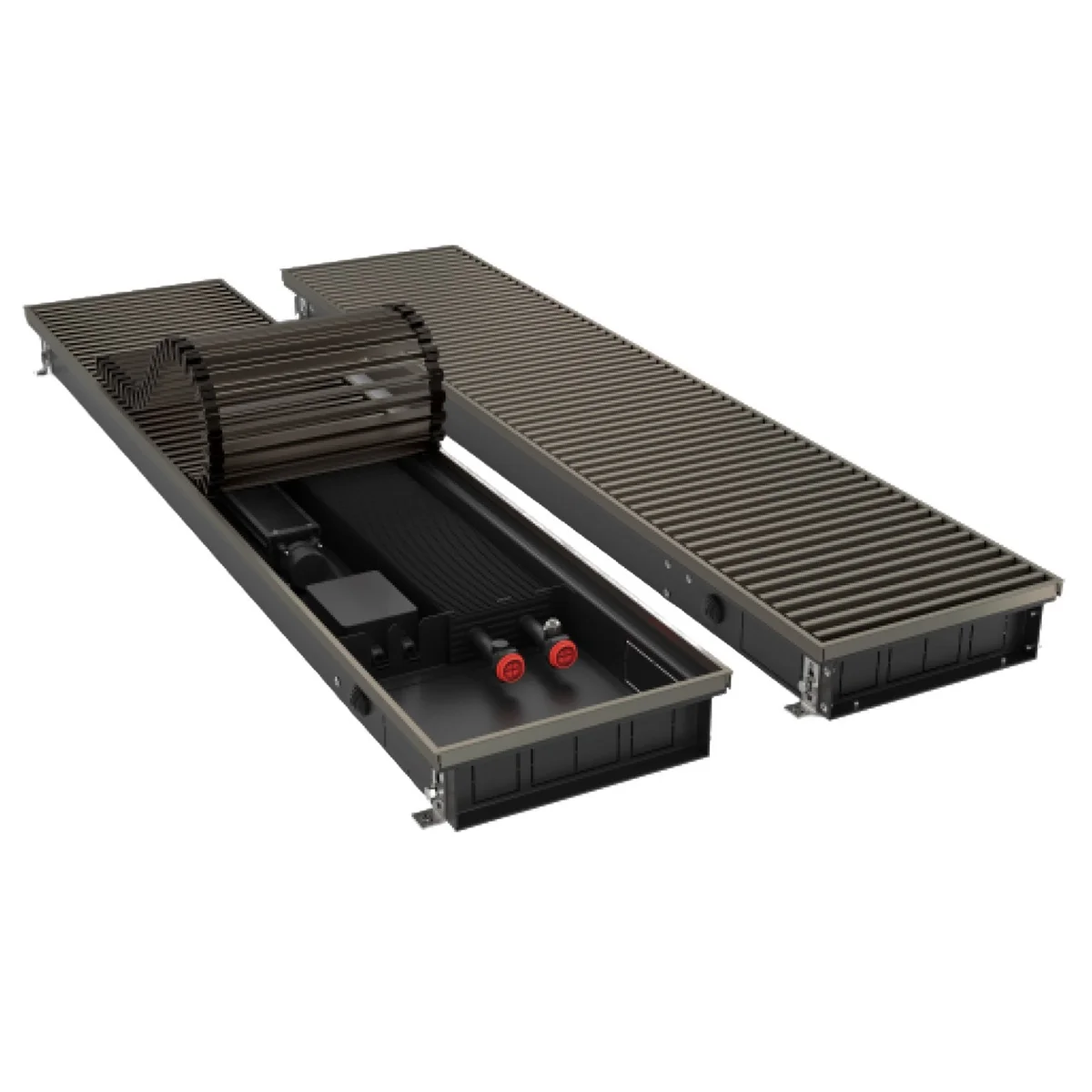 Конвектор внутрипольный Royal Thermo ATRIUM TURBO-80/180/1700-DG-U-DB
