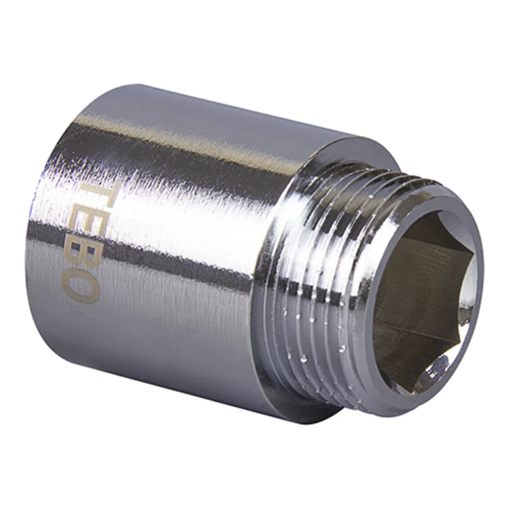 Удлинитель TEBO хромированный ВР/НР 1/2"x10 мм (75/600)